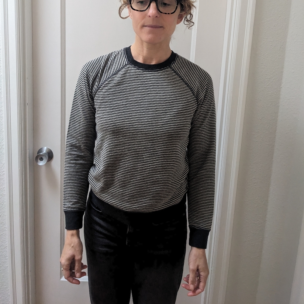 XS Reversible Marine Layer Raglan Sweatshirt